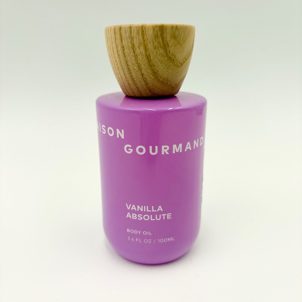 Maison Gourmand Vanilla Absolute Body Oil 3.4 fl oz 100ml Purple Spray Bottle